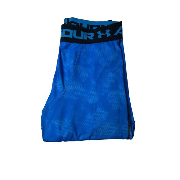 5-80 UNDER ARMOUR Compression Pants HEAT GEAR Sky-Blue Large - Picture 8 of 8